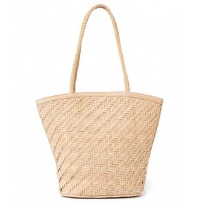 Bembien Jeanne Caramel Woven Leather Bag